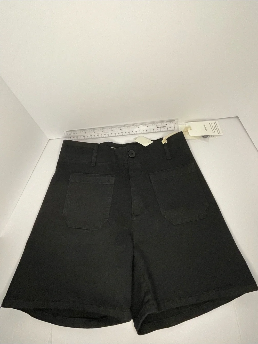 CHARLIE B Black cotton shorts